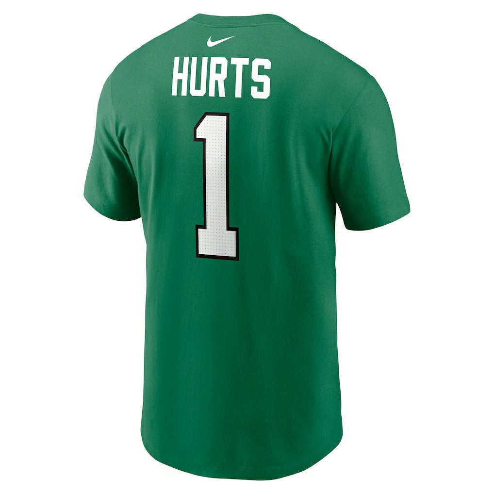 Jalen Hurts Philadelphia Eagles Alternate Player Name & Number T-Shirt - Kelly Green on sale