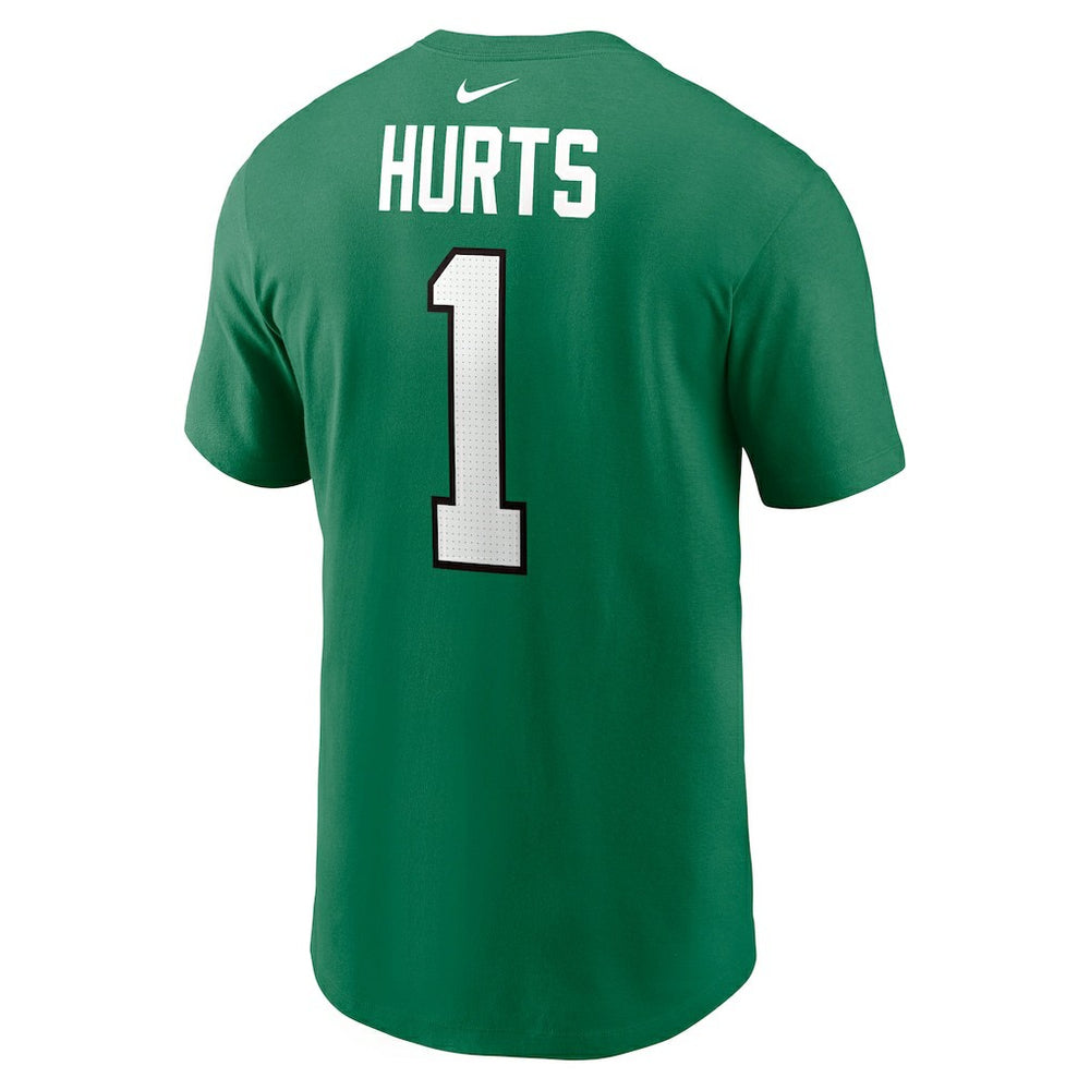 Jalen Hurts Philadelphia Eagles Alternate Player Name & Number T-Shirt - Kelly Green on sale