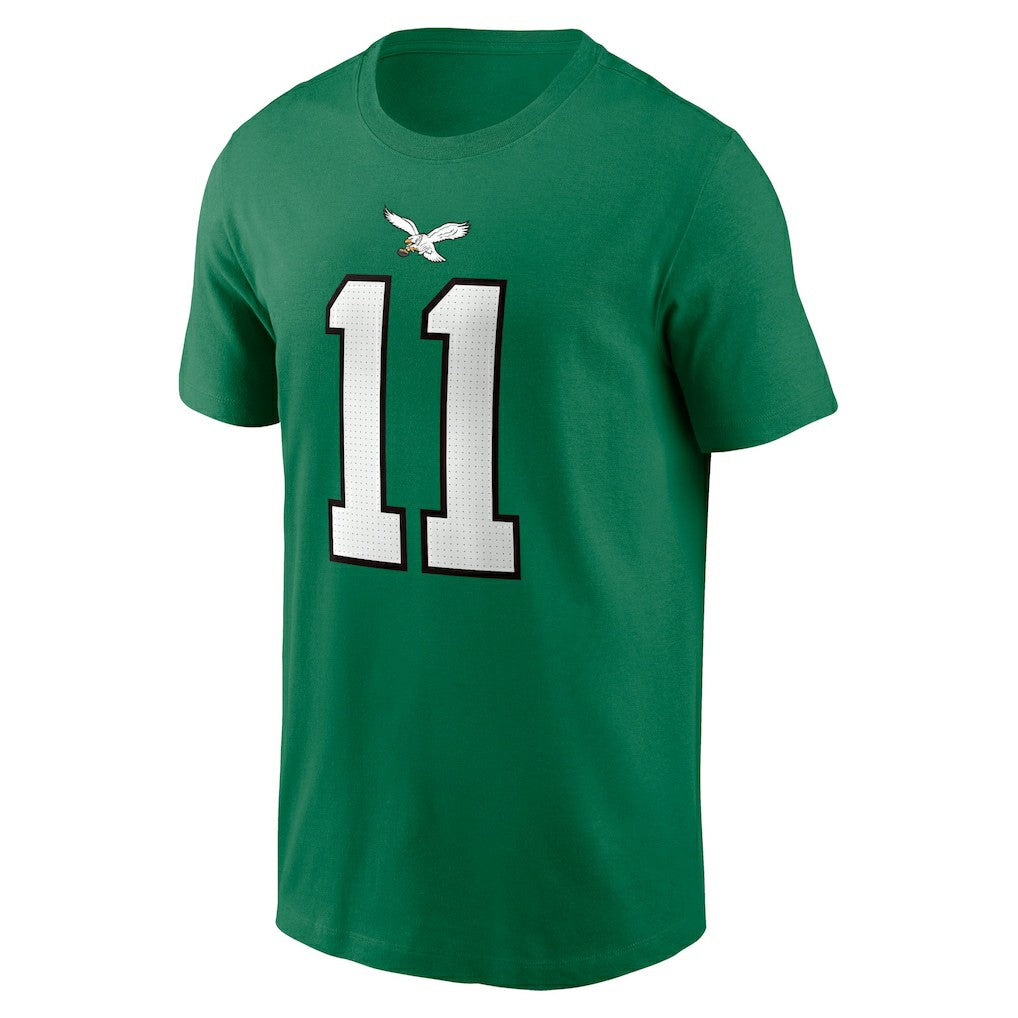 A.J. Brown Philadelphia Eagles Alternate Player Name & Number T-Shirt - Kelly Green online