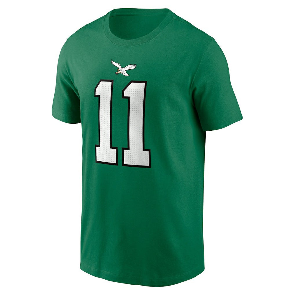 A.J. Brown Philadelphia Eagles Alternate Player Name & Number T-Shirt - Kelly Green online