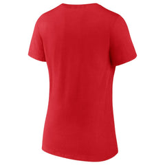 St. Louis Cardinals Women's 2022 NL Central Division Champions Locker Room V-Neck T-Shirt Red