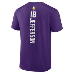 Justin Jefferson Minnesota Vikings Playmaker T-Shirt - Purple for sale