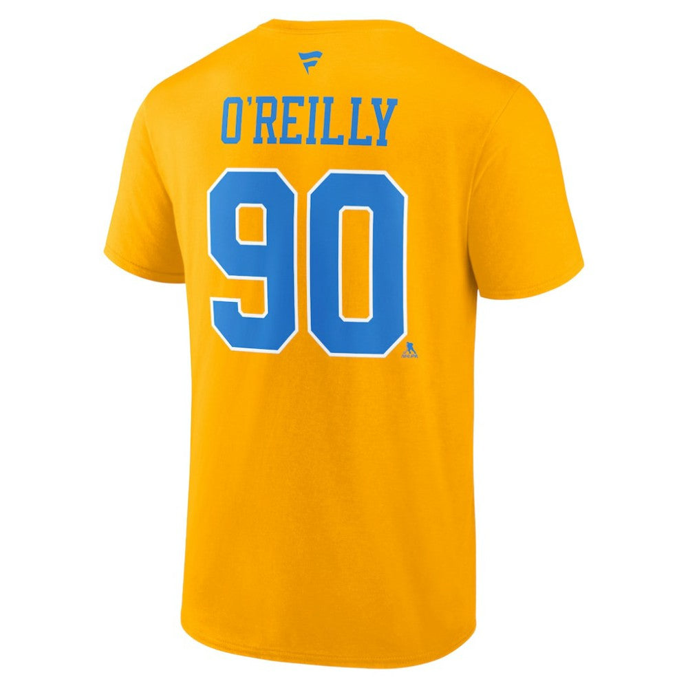 Ryan O'Reilly St. Louis Blues Fanatics Special Edition 2.0 Name & Number T-Shirt - Yellow T-shirts