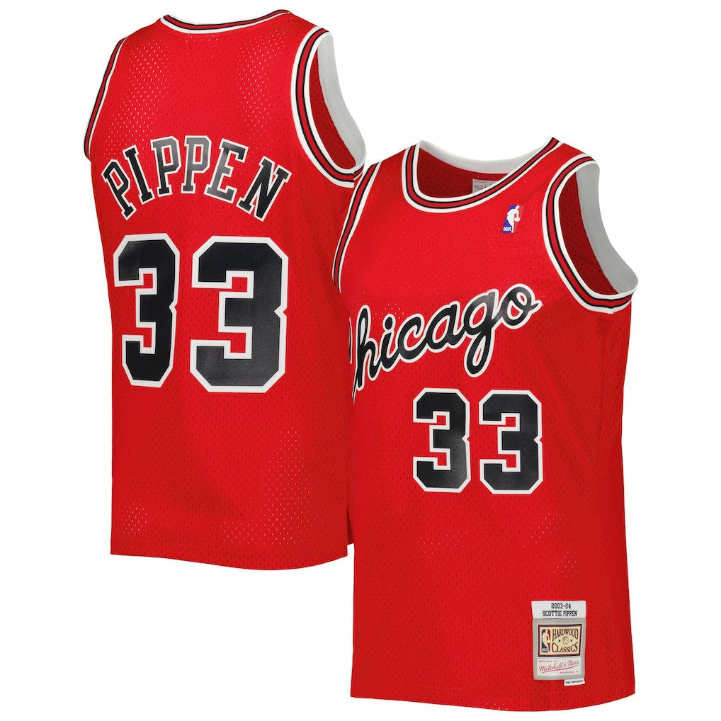 Scottie Pippen Chicago Bulls Hardwood Classics 2003-04 Swingman Jersey sale - Red shop
