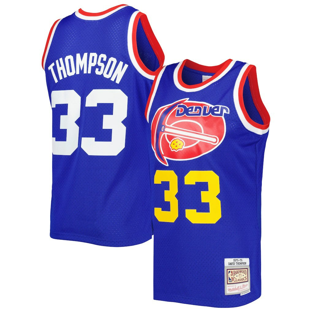 David Thompson Denver Nuggets Hardwood Classics 1975/76 Swingman Jersey sale - Royal cheap