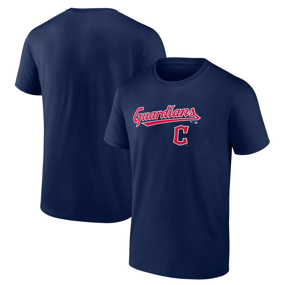 Cleveland Guardians Team Lockup T-Shirt Navy