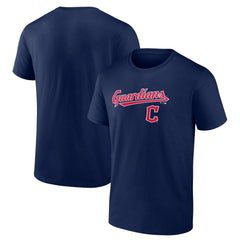 Cleveland Guardians Team Lockup T-Shirt Navy