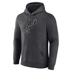 San Antonio Spurs Logo Pullover Hoodie - Charcoal sale
