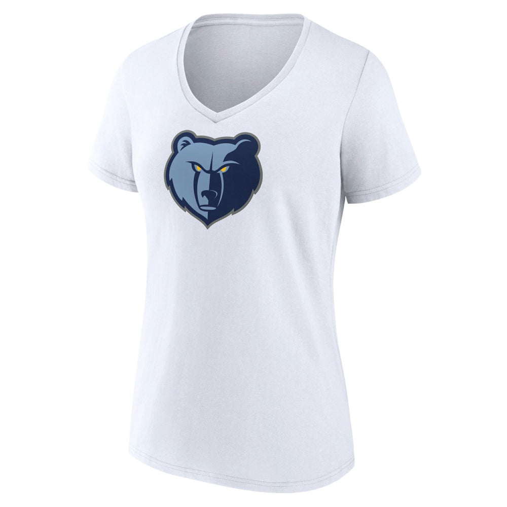 Memphis Grizzlies Women's Logo V-Neck T-Shirt - White outlet