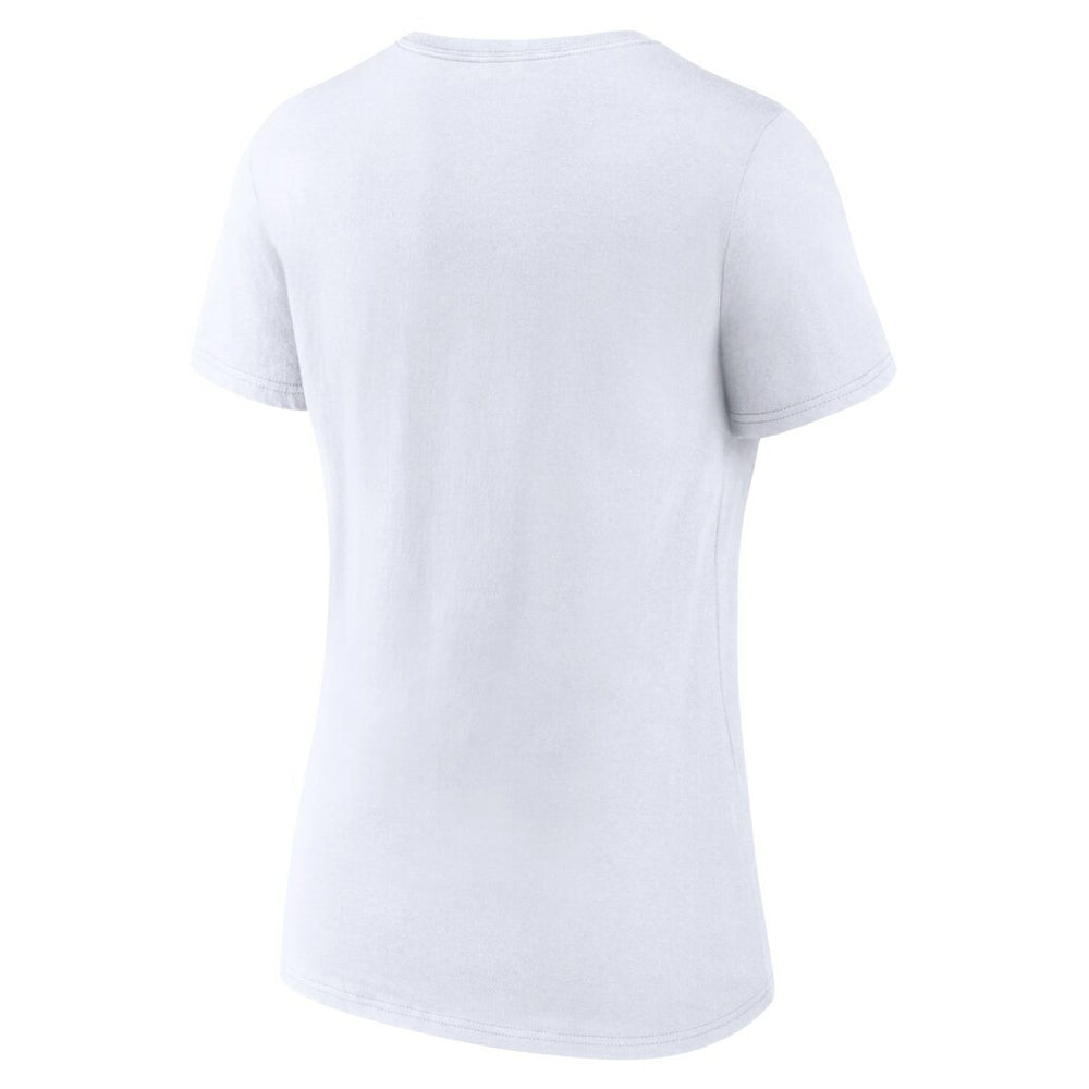 New York Knicks Women's Wordmark V-Neck T-Shirt - White online