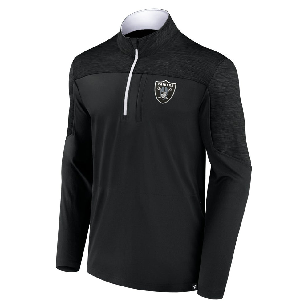 Las Vegas Raiders Defender Half-Zip Top - Black cheap