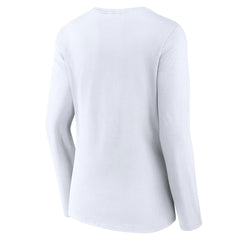 Phoenix Suns Women's Logo Long Sleeve V-Neck T-Shirt - White outlet