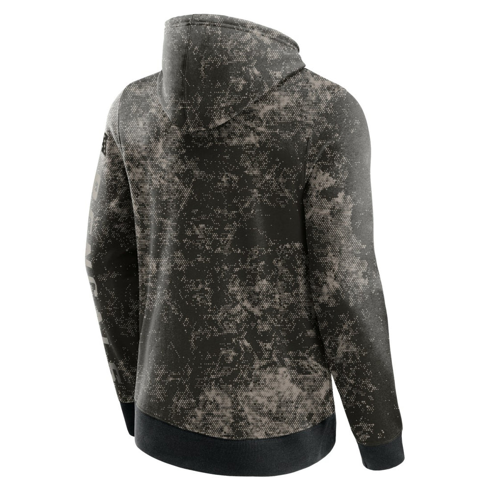 Tampa Bay Buccaneers Blackout Tonal Pullover Hoodie - Black/Gray discount