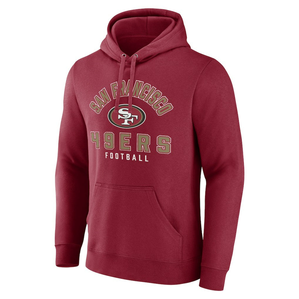 San Francisco 49ers Between the Pylons Pullover Hoodie - Scarlet discount