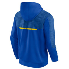 Los Angeles Rams Defender Evo Pullover Hoodie - Royal on sale