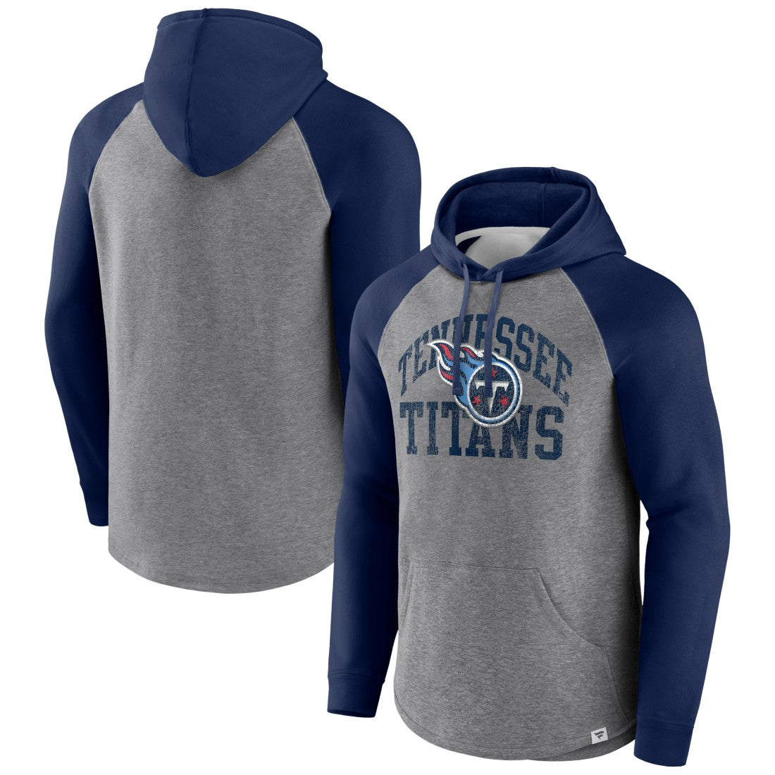 Tennessee Titans Favorite Arch Raglan Pullover Hoodie - Heather Gray online
