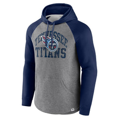 Tennessee Titans Favorite Arch Raglan Pullover Hoodie - Heather Gray online