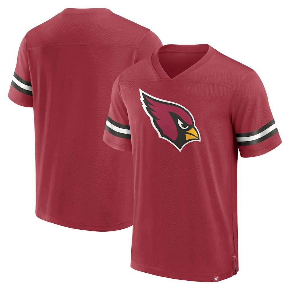 Arizona Cardinals Jersey Tackle V-Neck T-Shirt - Cardinal discount