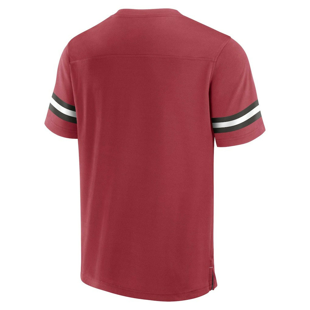 Arizona Cardinals Jersey Tackle V-Neck T-Shirt - Cardinal discount