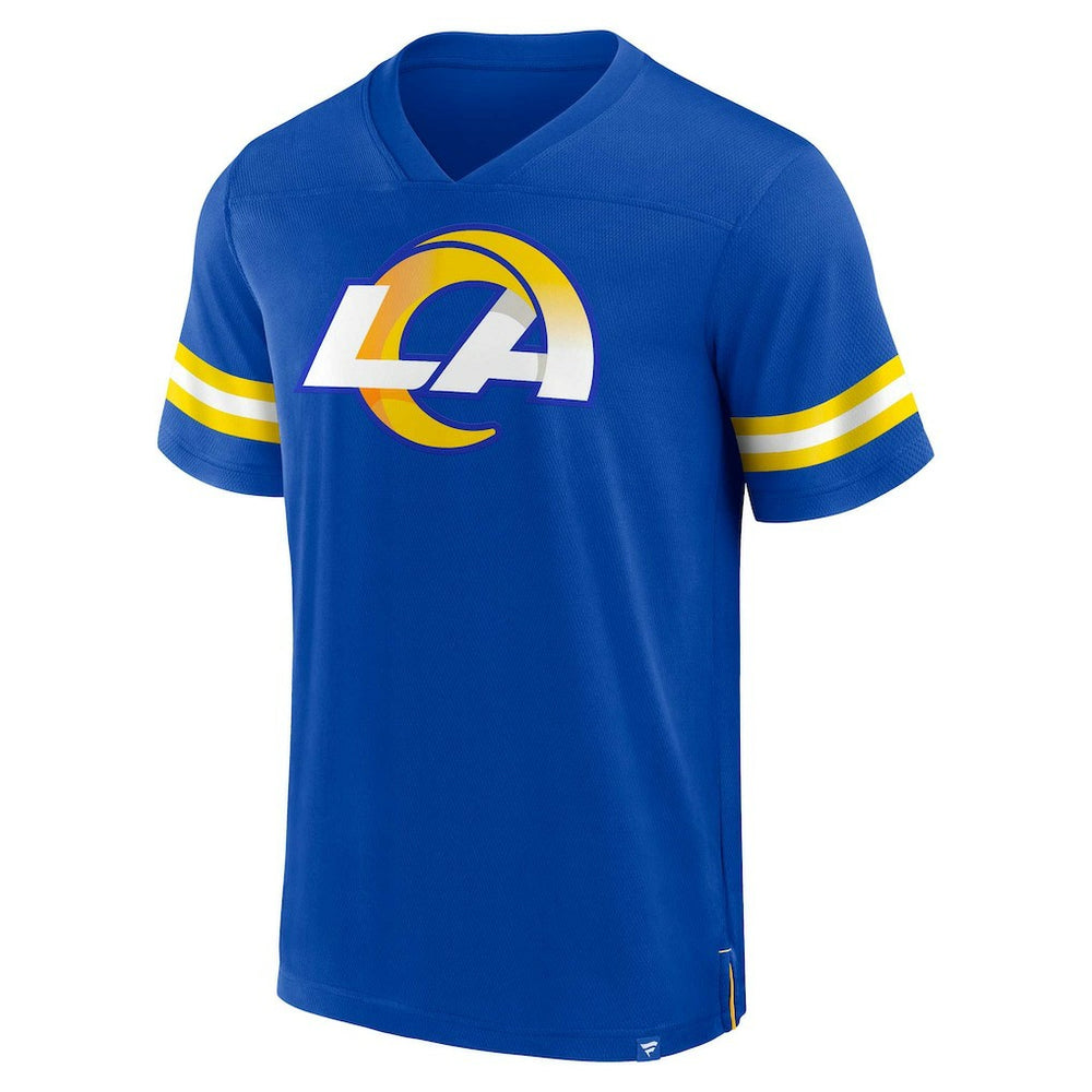 Los Angeles Rams Jersey Tackle V-Neck T-Shirt - Royal sale