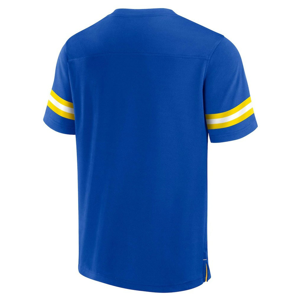 Los Angeles Rams Jersey Tackle V-Neck T-Shirt - Royal sale
