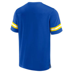 Los Angeles Rams Jersey Tackle V-Neck T-Shirt - Royal sale