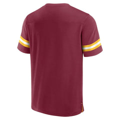 Washington Commanders Jersey Tackle V-Neck T-Shirt - Burgundy cheap