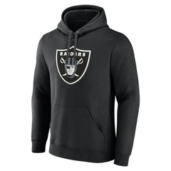 Las Vegas Raiders Primary Logo Fleece Pullover Hoodie - Black for sale