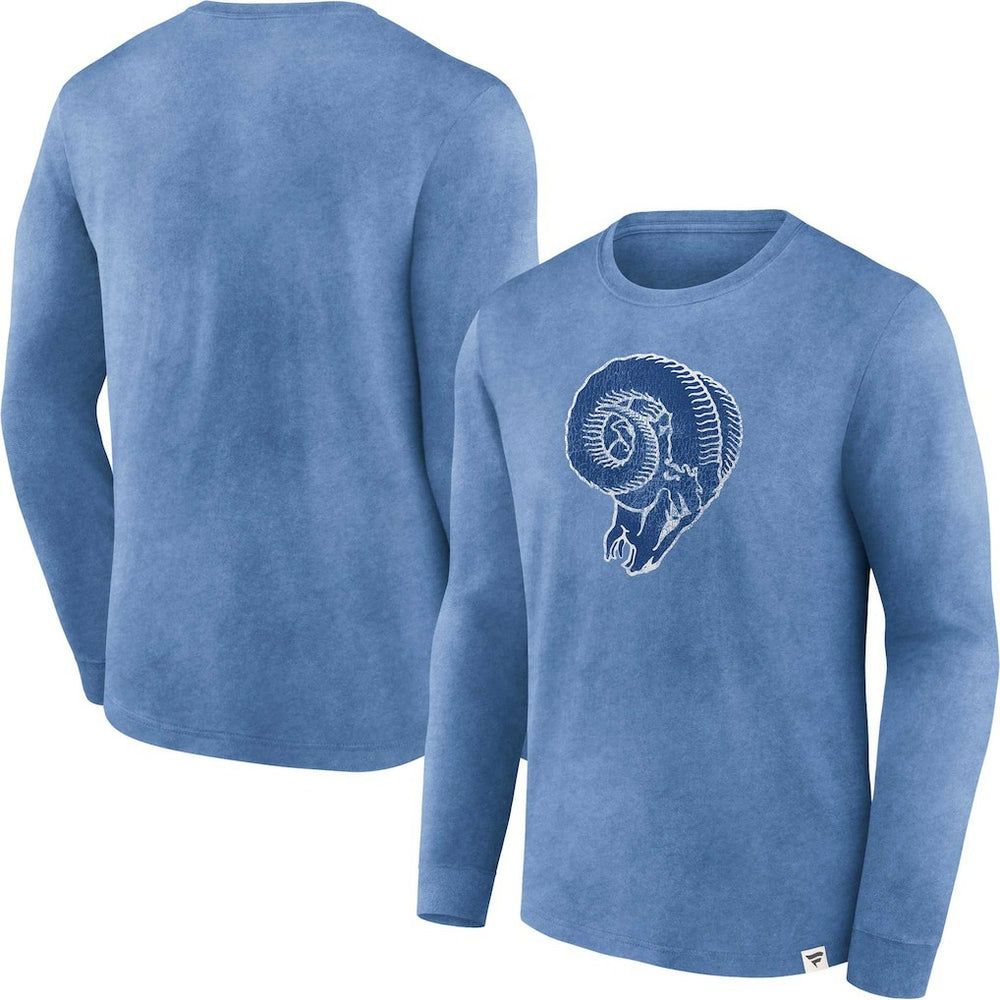 Los Angeles Rams Washed Primary Long Sleeve T-Shirt - Heather Royal outlet