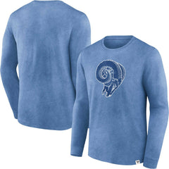 Los Angeles Rams Washed Primary Long Sleeve T-Shirt - Heather Royal outlet