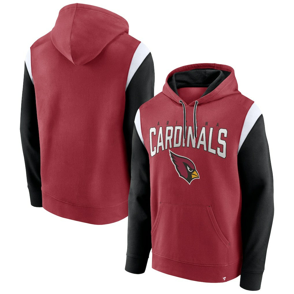 Arizona Cardinals Trench Battle Pullover Hoodie - Cardinal discount