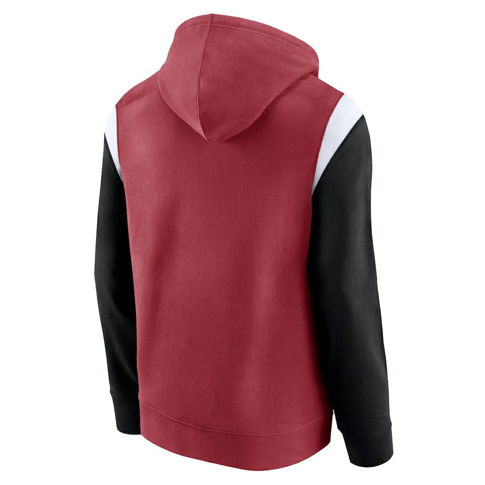 Arizona Cardinals Trench Battle Pullover Hoodie - Cardinal discount