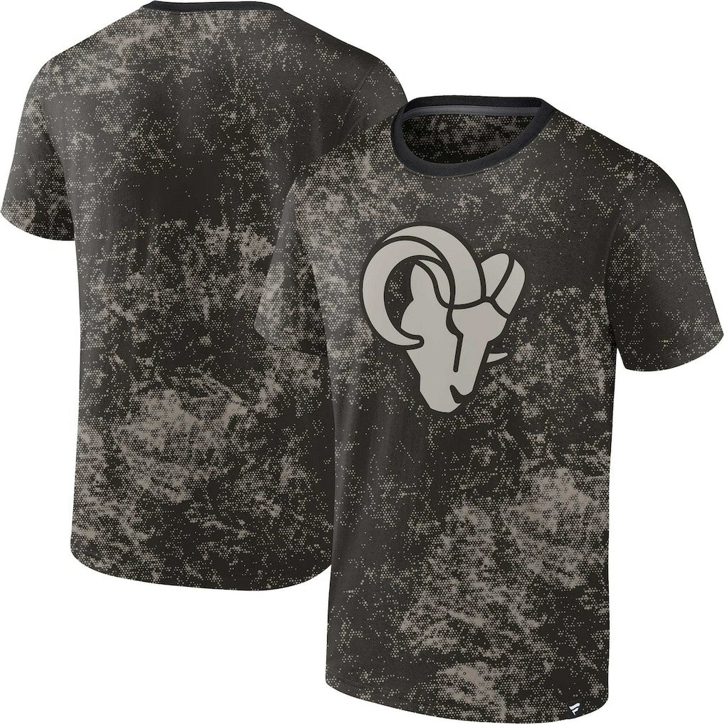 Los Angeles Rams Shadow T-Shirt - Black cheap
