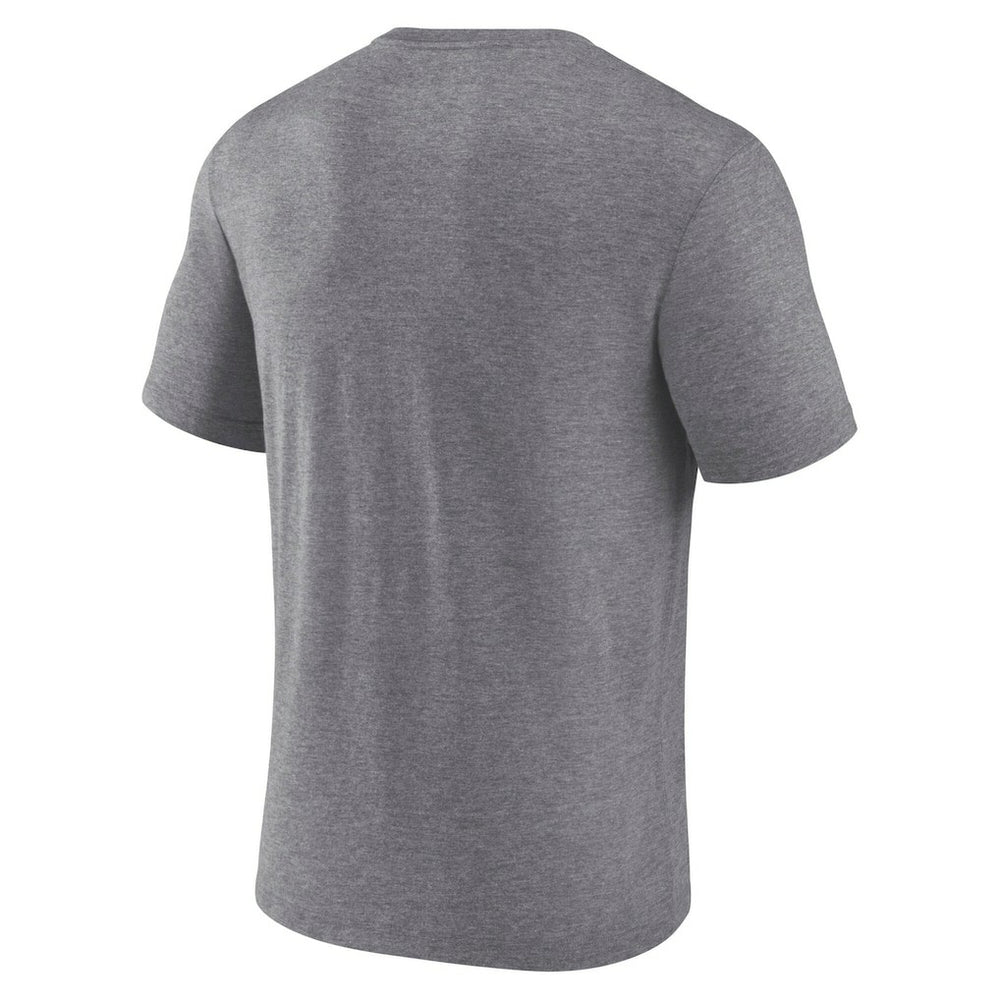 Las Vegas Raiders Warped Block Tri-Blend T-Shirt - Heather Gray for sale