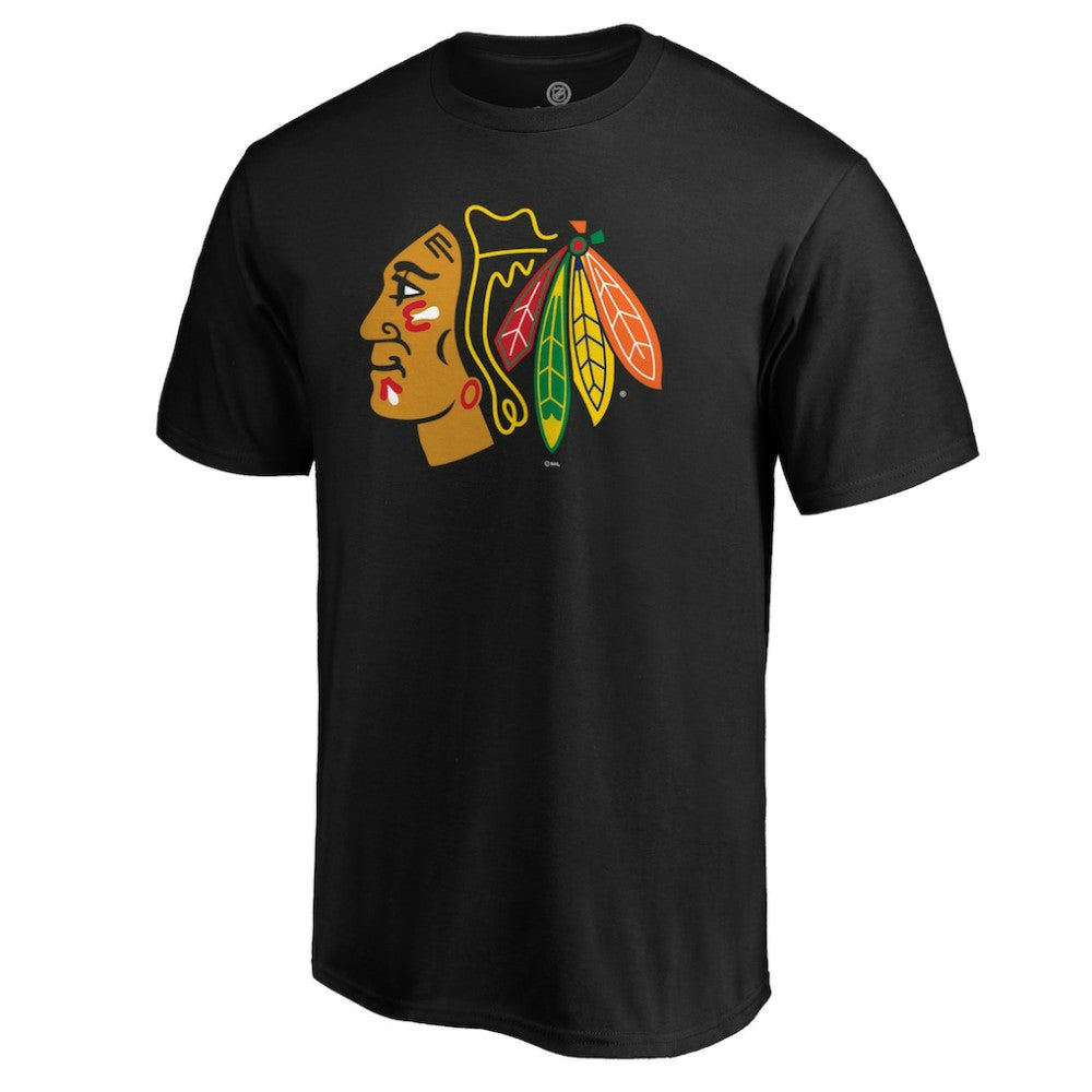 Chicago Blackhawks Logo T-Shirt - Black T-shirts