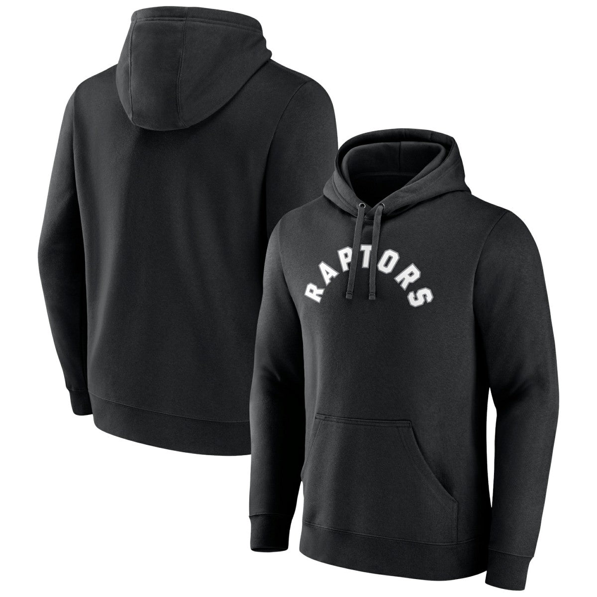 Toronto Raptors Wordmark Team Logo Pullover Hoodie - Black shop