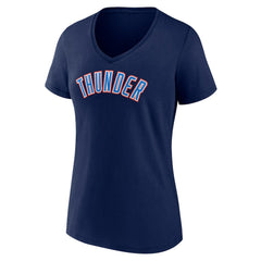 Oklahoma City Thunder Women's Wordmark V-Neck T-Shirt - Navy online