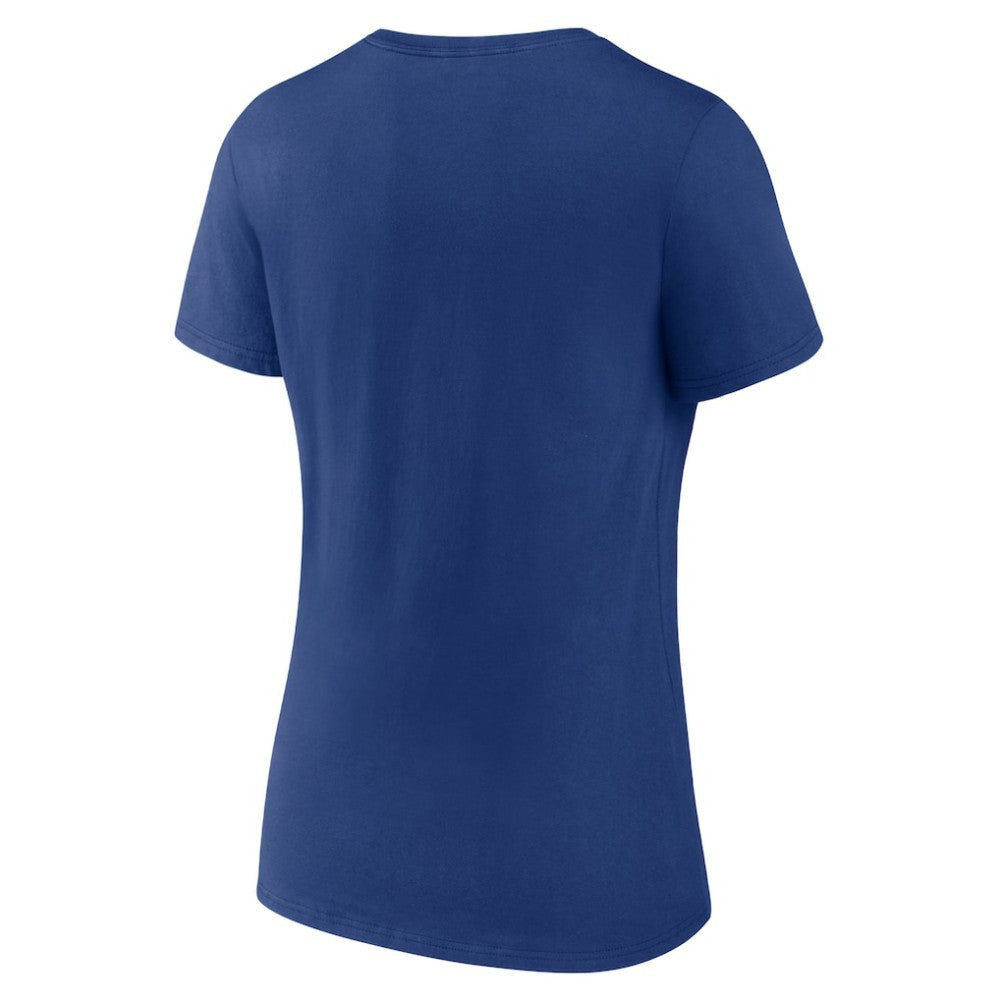 Toronto Maple Leafs Women's Team Logo V-Neck T-Shirt - Blue T-shirts
