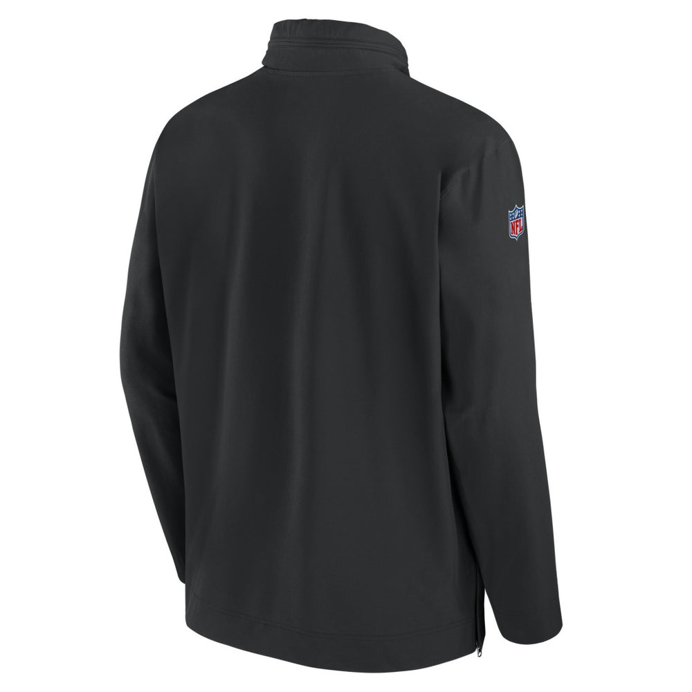 New York Jets Sideline Coach Half-Zip Jacket - Black sale