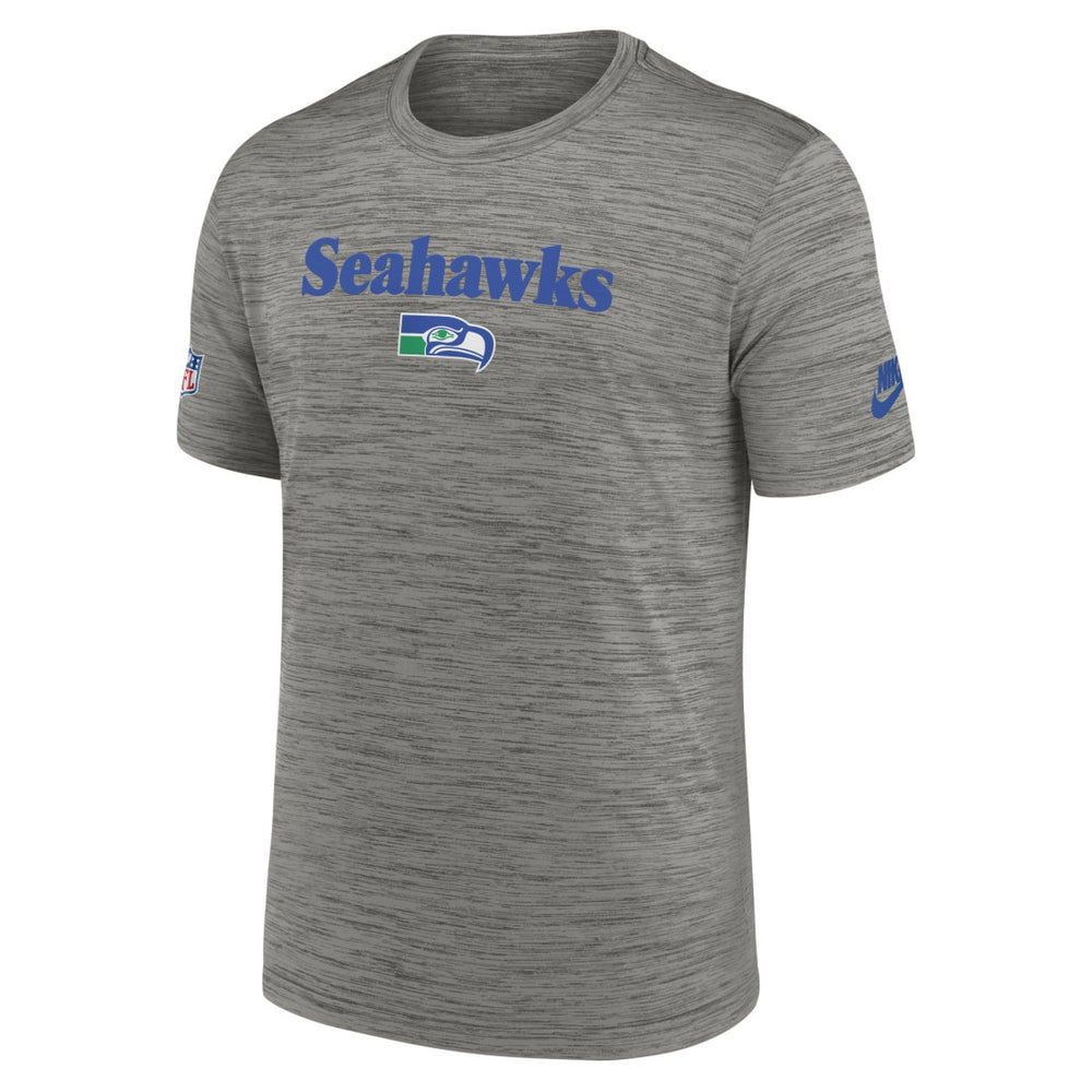 Seattle Seahawks Throwback Sideline Performance T-Shirt - Heather Charcoal discount