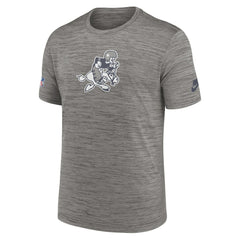 Dallas Cowboys 2023 Sideline Alternate Logo Performance T-Shirt - Heather Charcoal online