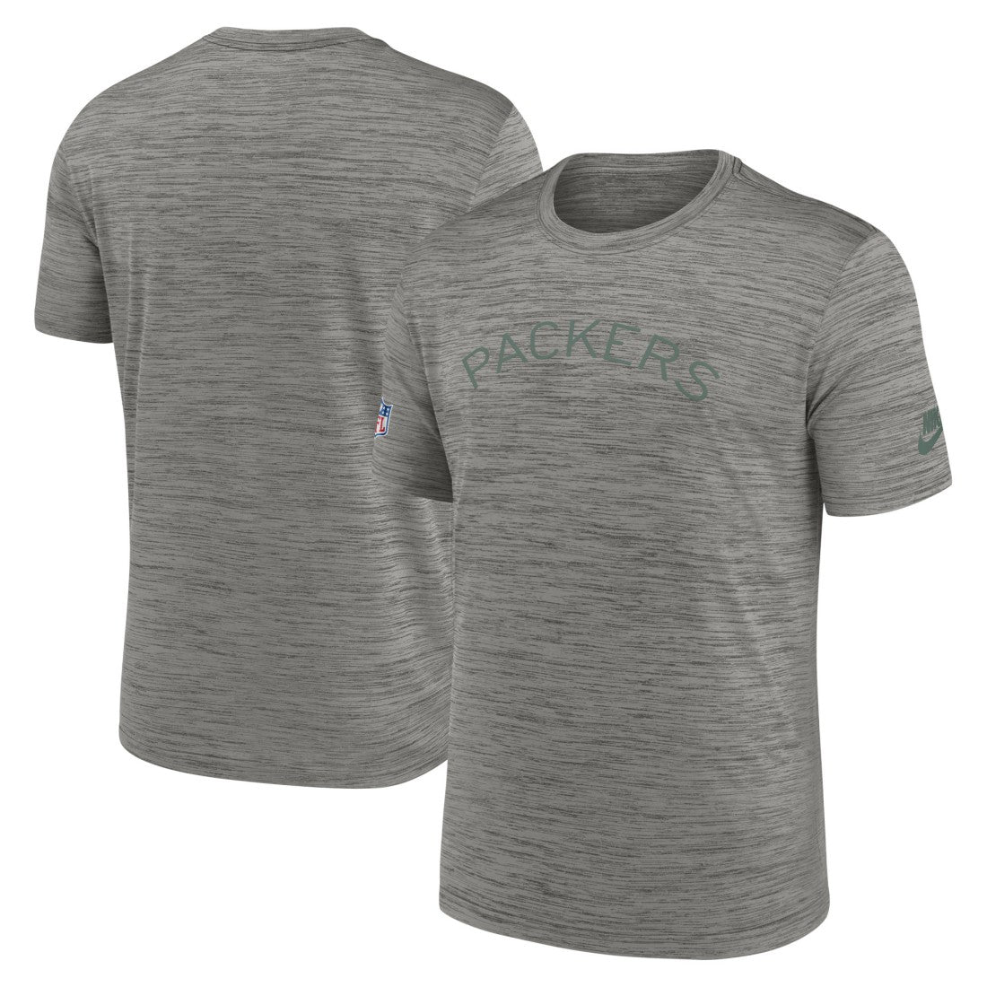 Green Bay Packers 2023 Sideline Alternate Logo Performance T-Shirt - Heather Charcoal sale