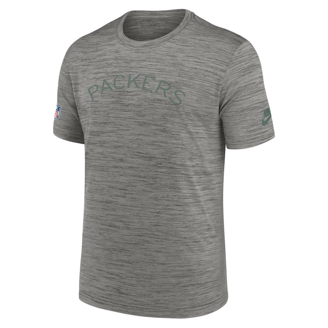 Green Bay Packers 2023 Sideline Alternate Logo Performance T-Shirt - Heather Charcoal sale
