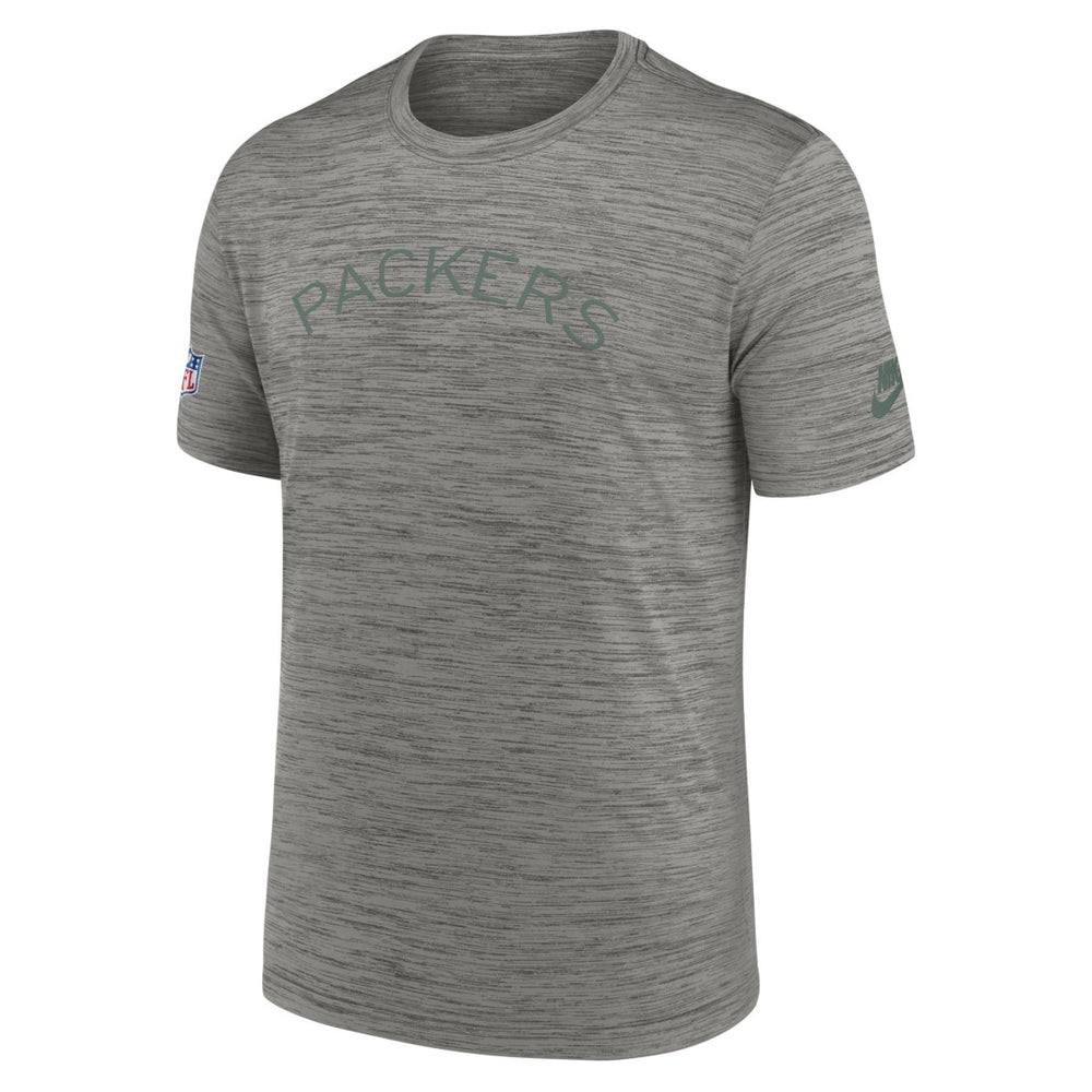 Green Bay Packers 2023 Sideline Alternate Logo Performance T-Shirt - Heather Charcoal sale