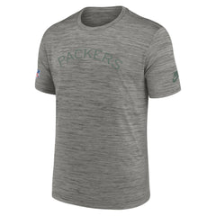 Green Bay Packers 2023 Sideline Alternate Logo Performance T-Shirt - Heather Charcoal sale