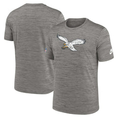 Philadelphia Eagles Sideline Alternate Logo Performance T-Shirt - Heather Charcoal on sale