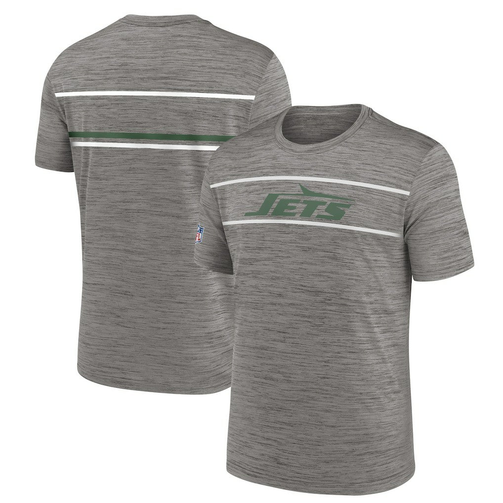 New York Jets Legacy Sideline Performance T-Shirt - Heather Charcoal cheap