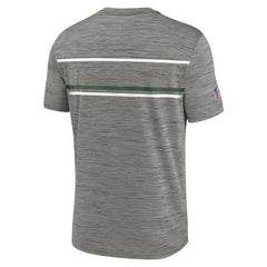 New York Jets Legacy Sideline Performance T-Shirt - Heather Charcoal cheap