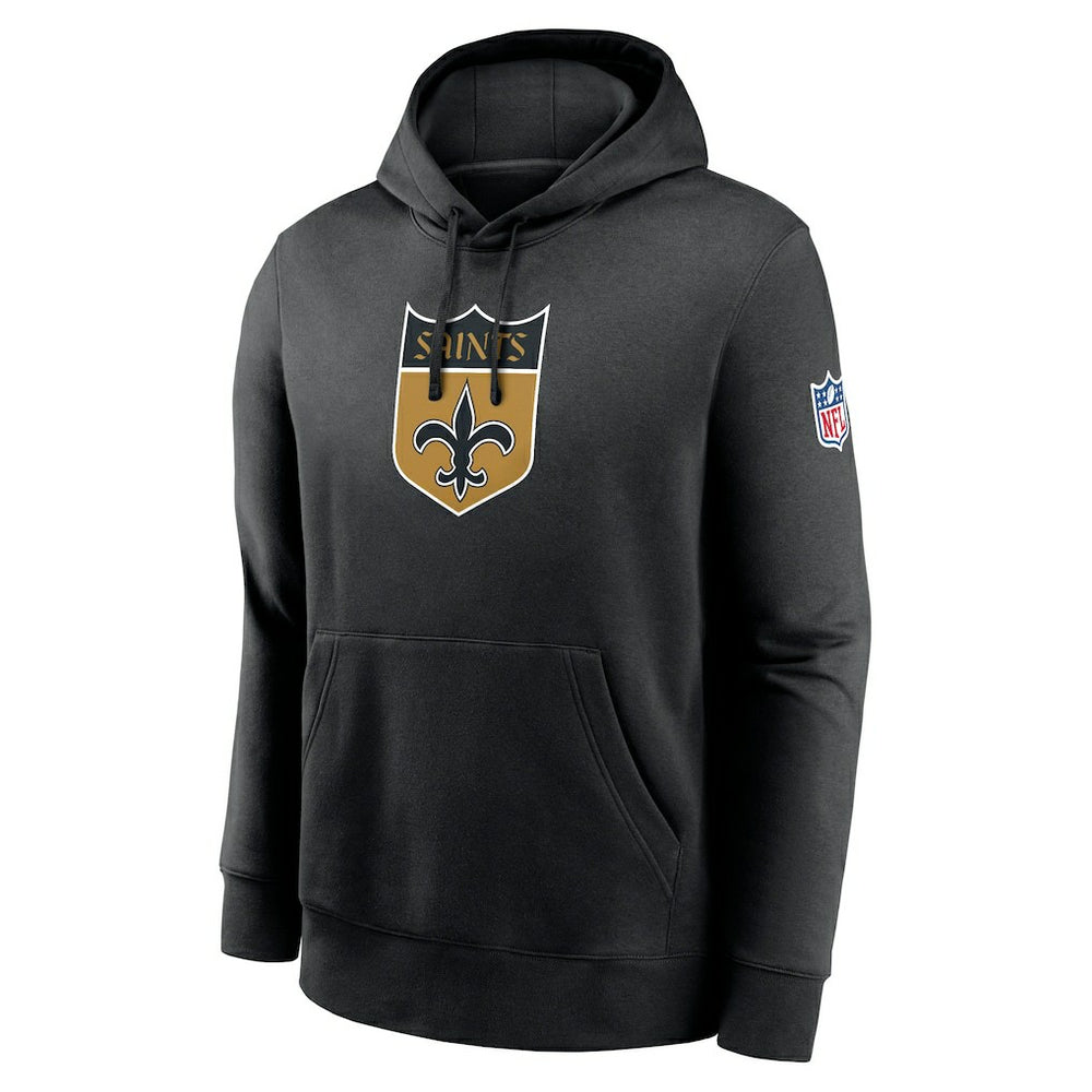 New Orleans Saints 2023 Sideline Club Alternate Tri-Blend Pullover Hoodie - Black for sale