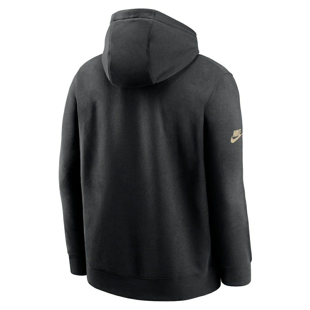 New Orleans Saints 2023 Sideline Club Alternate Tri-Blend Pullover Hoodie - Black for sale